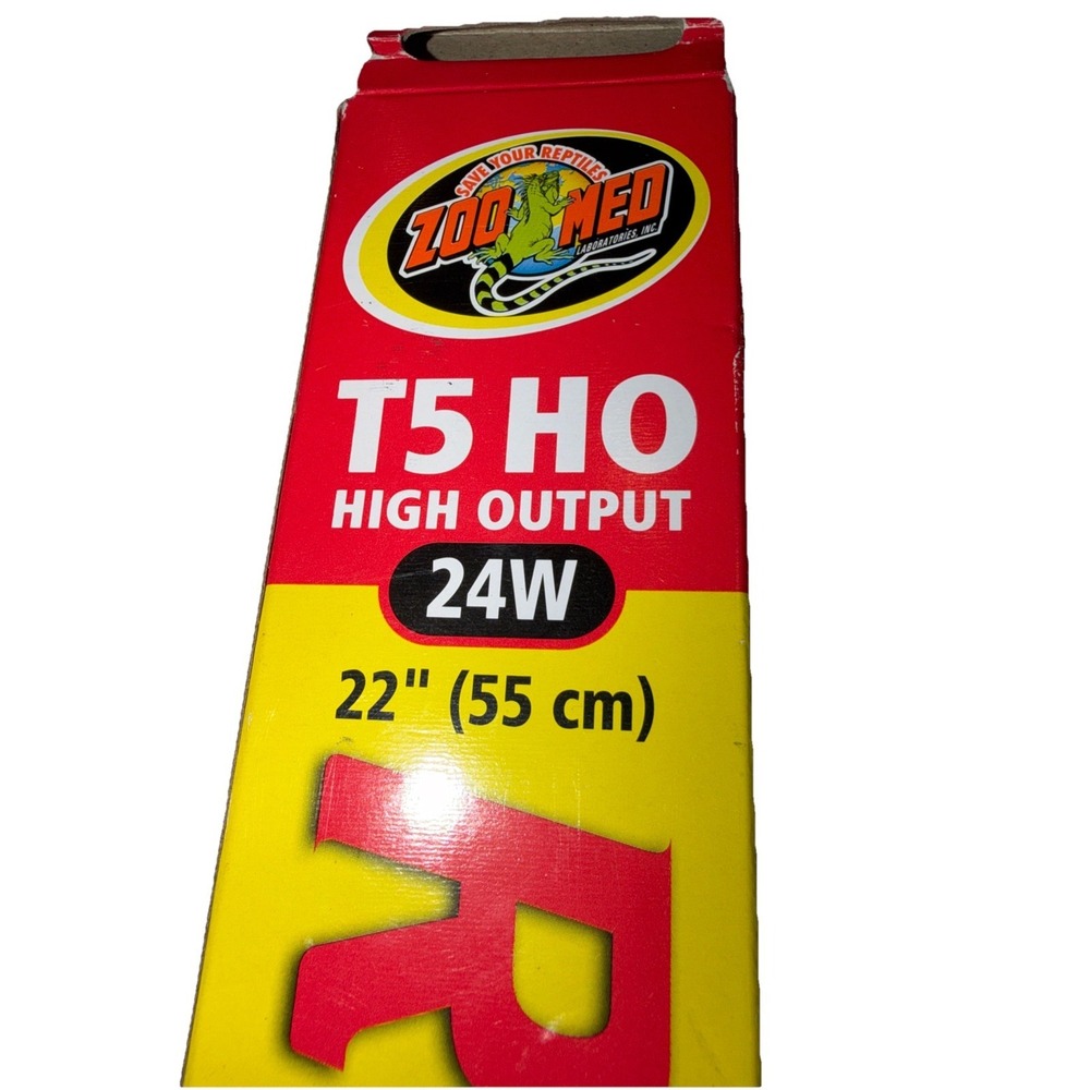 NEW in Box Zoo Med Reptisun T5 HO 24 W 22" Fluorescent UVB Reptile Lamp
